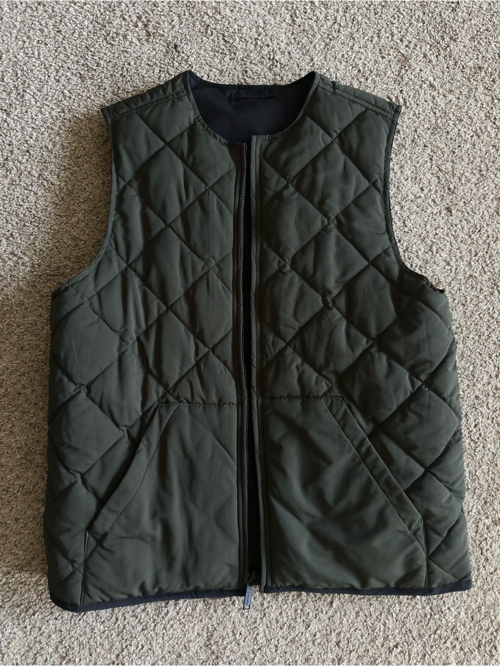 Frank and Oak Men's Reversible Vest Jacket